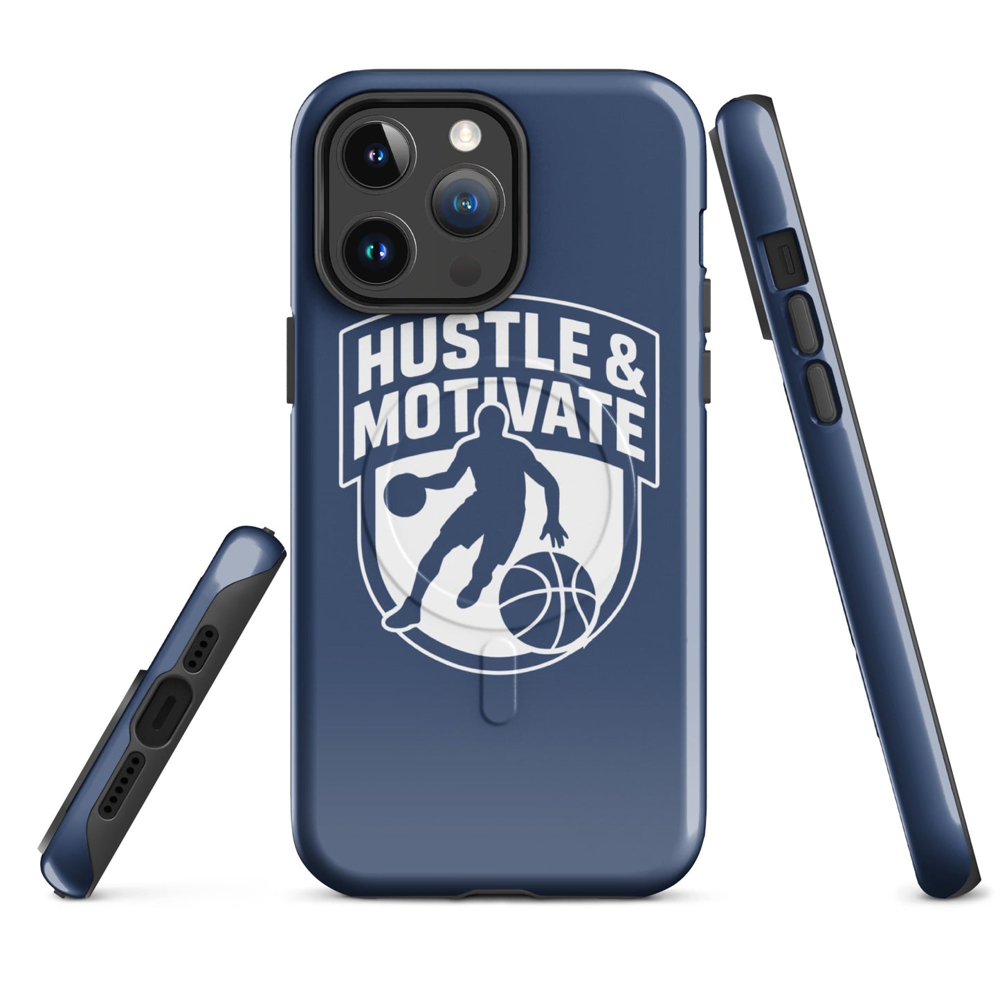 Magsafe Tough Case for iPhone | Hustle and Motivate Basketball