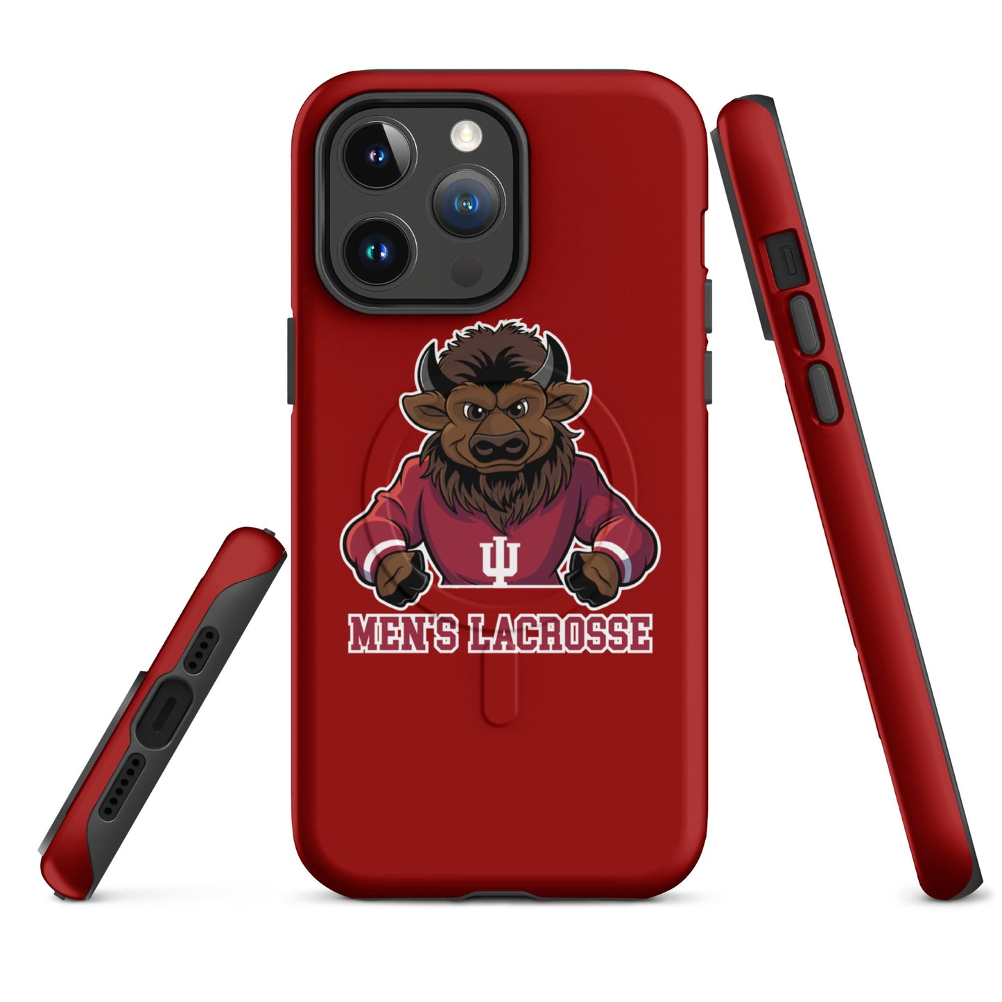 Magsafe Tough Case for iPhone | Indiana University Lacrosse | Mascot Logo