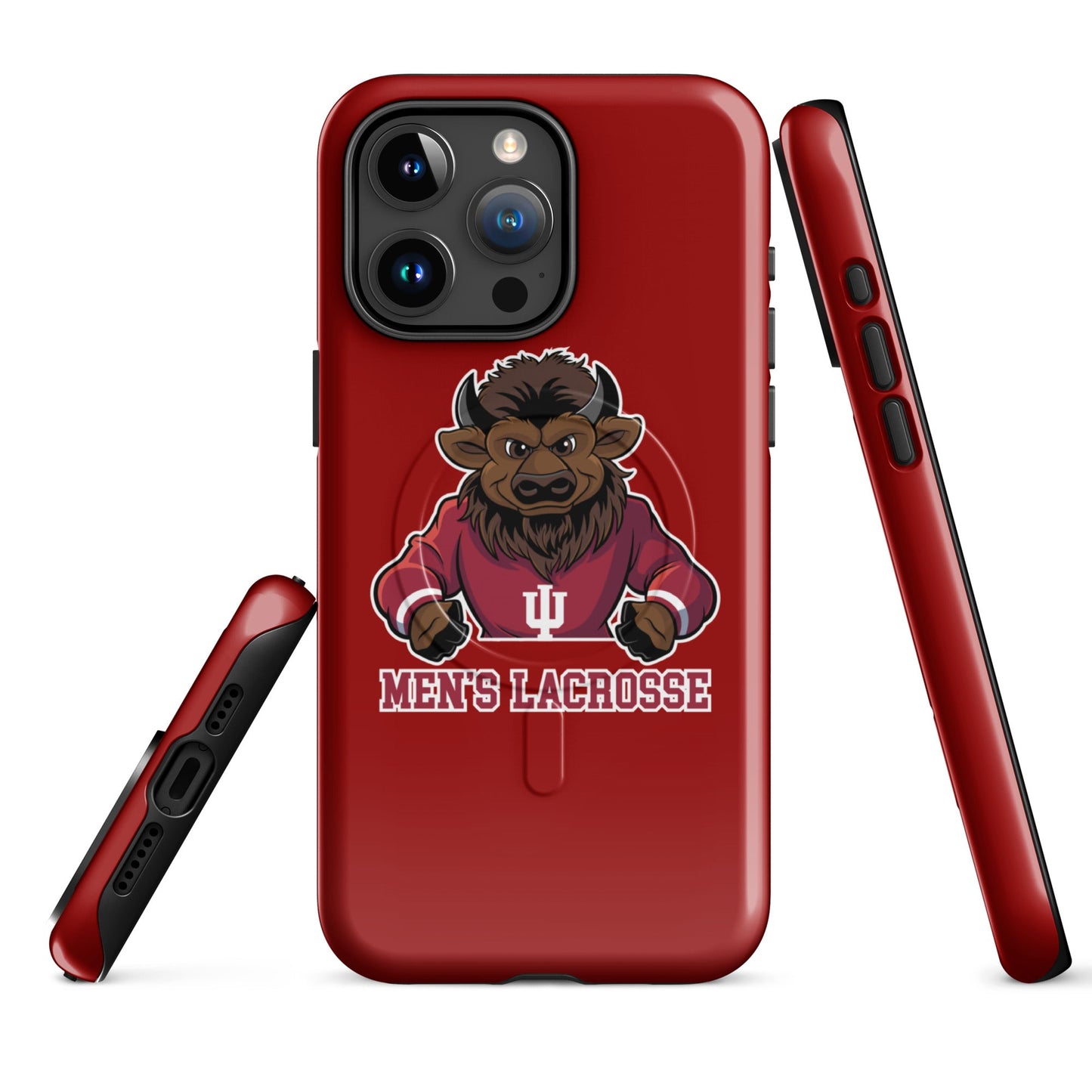 Magsafe Tough Case for iPhone | Indiana University Lacrosse | Mascot Logo