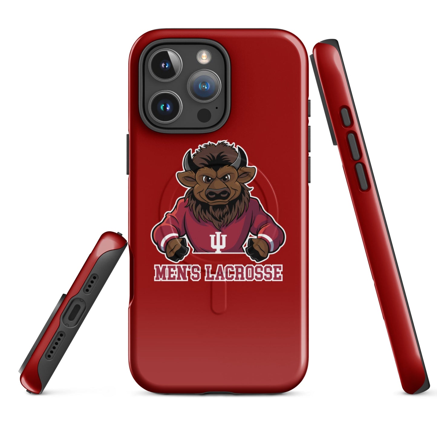 Magsafe Tough Case for iPhone | Indiana University Lacrosse | Mascot Logo