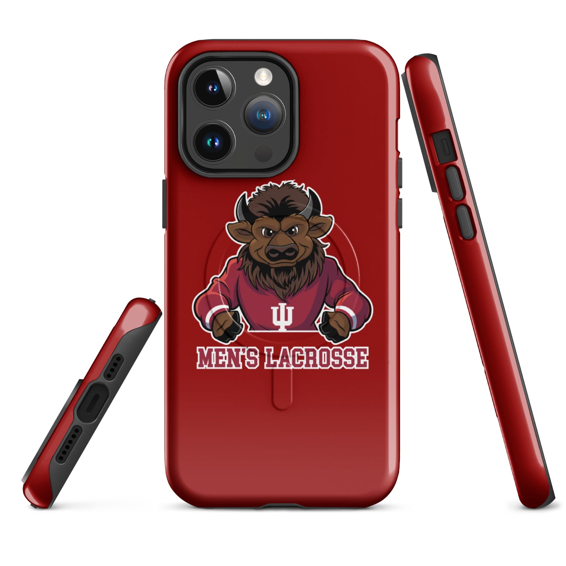 Magsafe Tough Case for iPhone | Indiana University Lacrosse | Mascot Logo