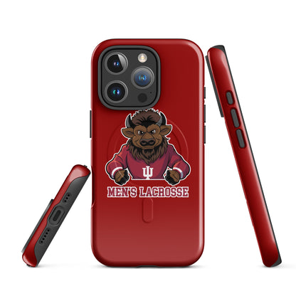 Magsafe Tough Case for iPhone | Indiana University Lacrosse | Mascot Logo