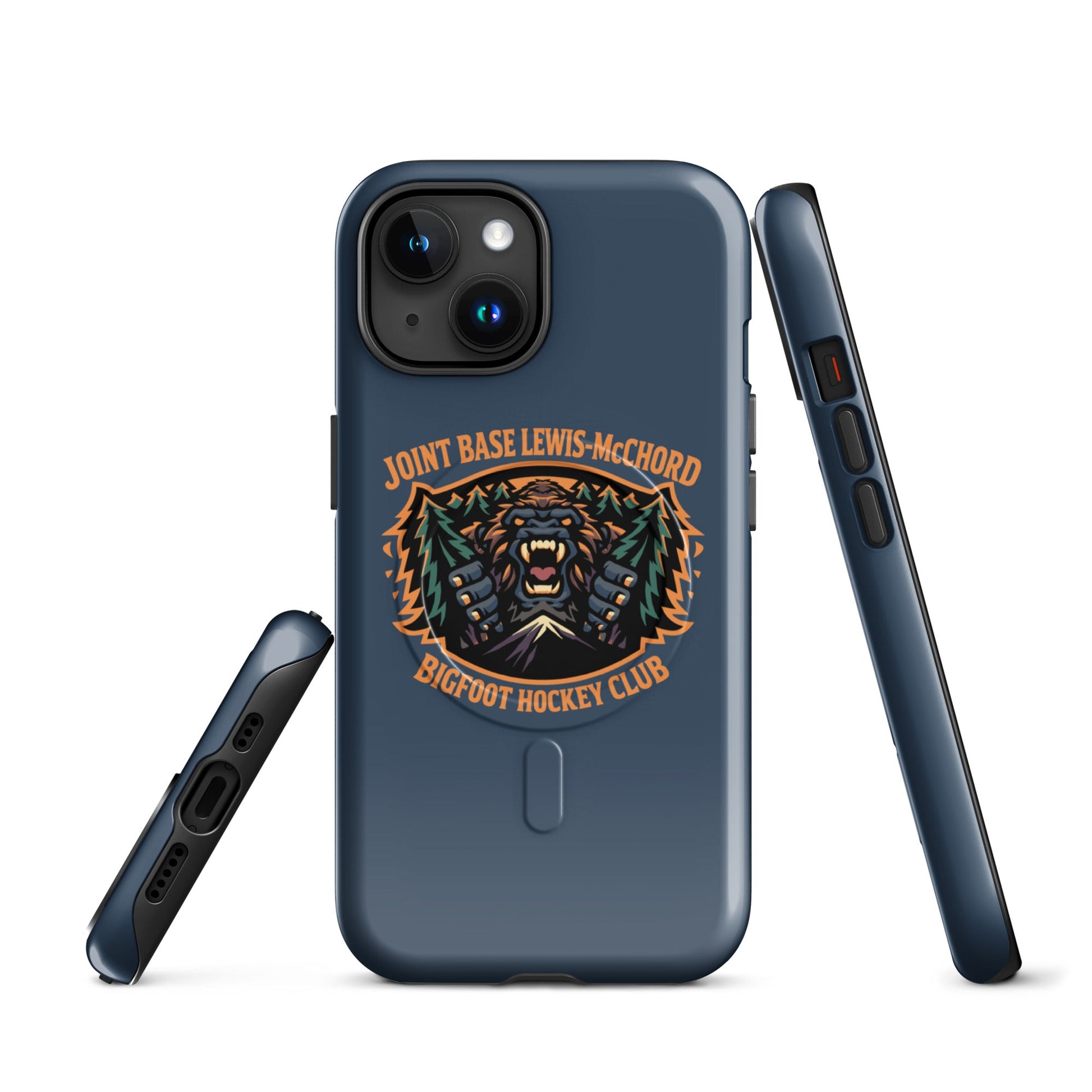 Magsafe Tough Case for iPhone | JBLM Bigfoot Hockey Team | Mascot Logo