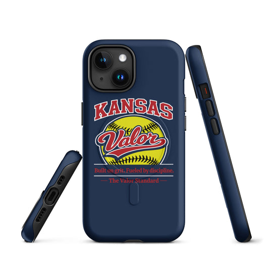 Magsafe Tough Case for iPhone | Kansas Valor Fan Gear | The Standard Logo