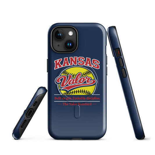 Magsafe Tough Case for iPhone | Kansas Valor Fan Gear | The Standard Logo