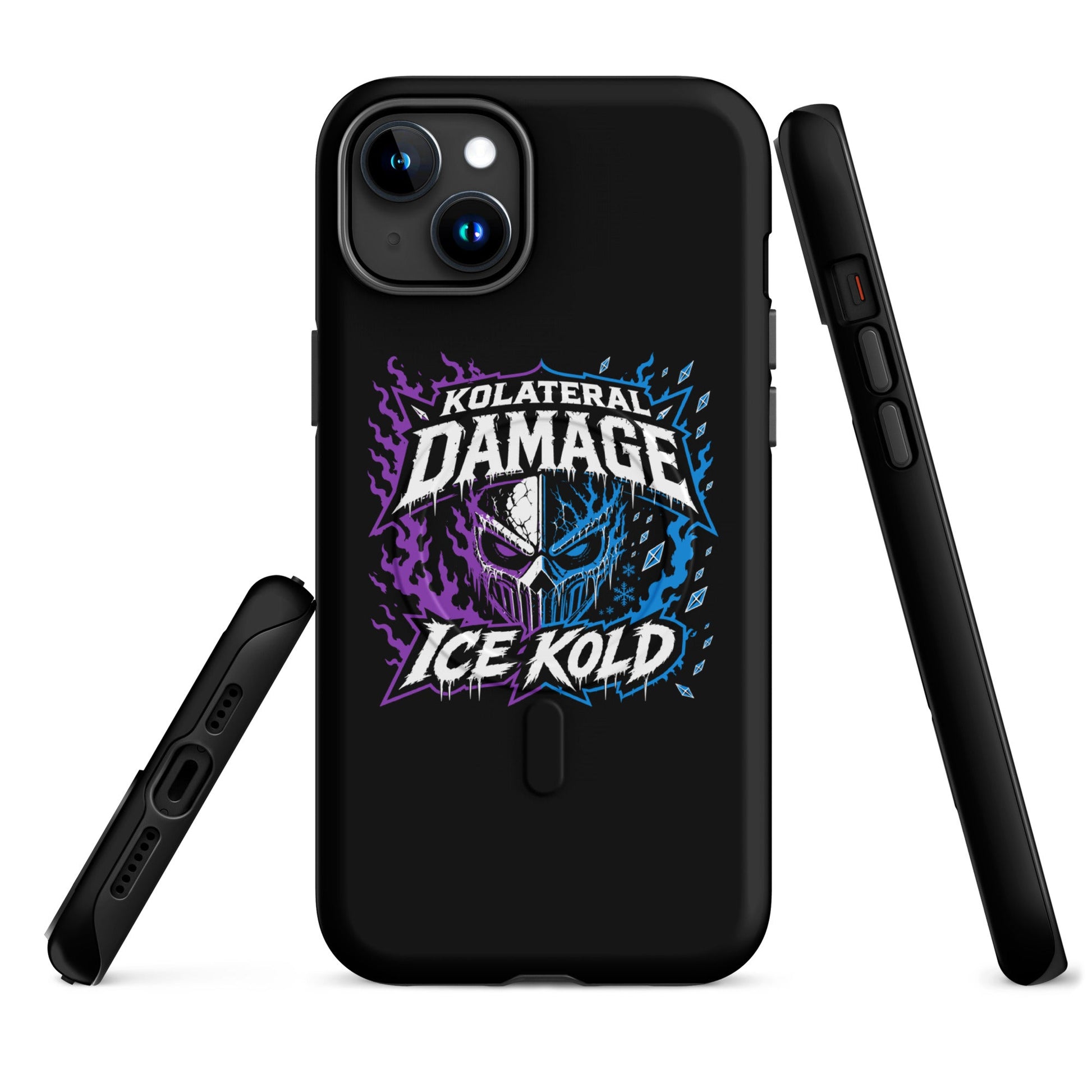 Magsafe Tough Case for iPhone | Kolateral Damage E-Sports | Ice Kold Crest Logo