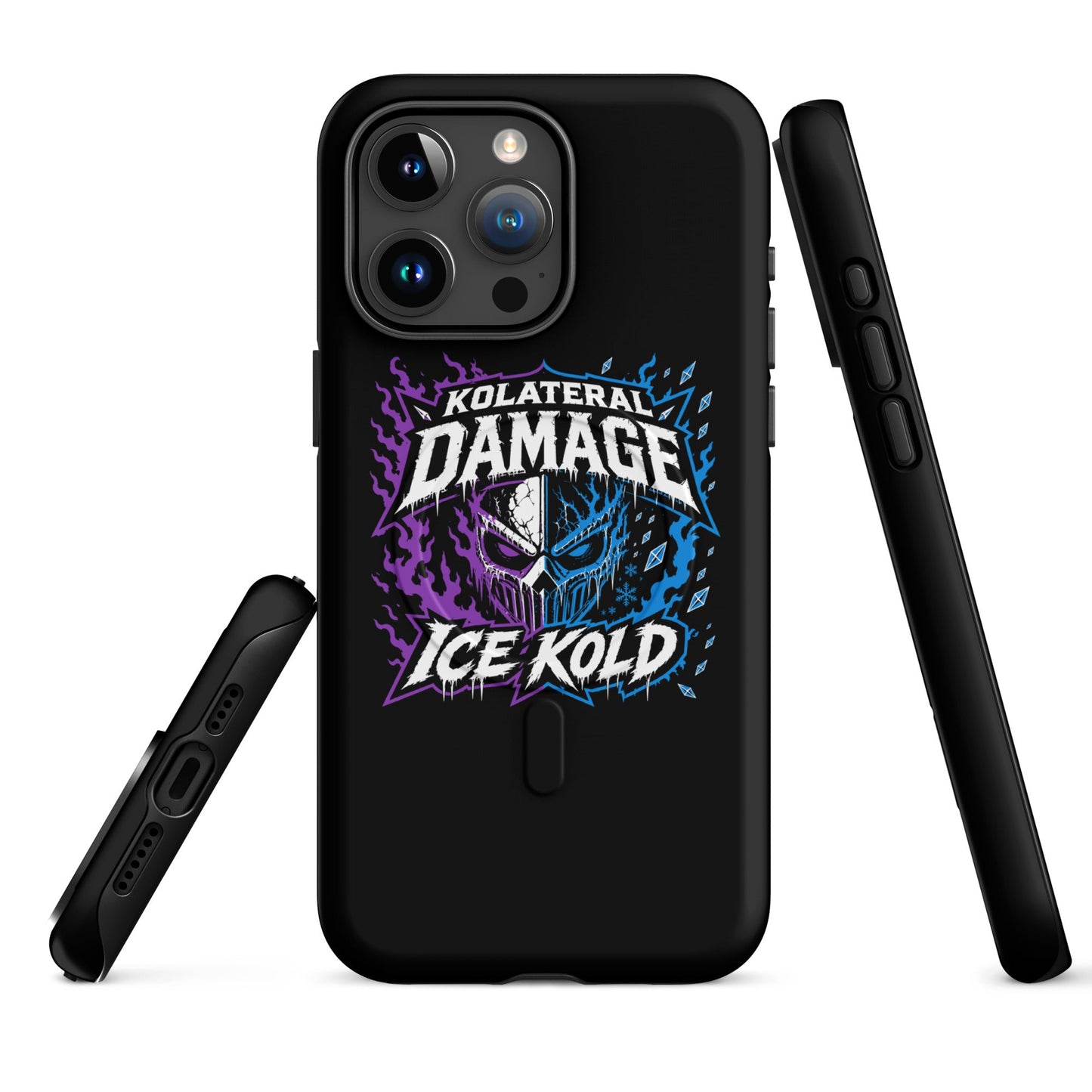 Magsafe Tough Case for iPhone | Kolateral Damage E-Sports | Ice Kold Crest Logo