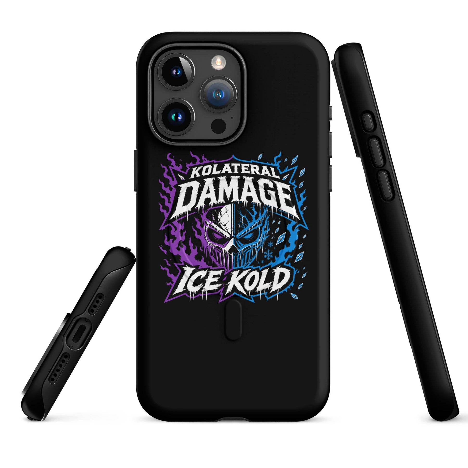 Magsafe Tough Case for iPhone | Kolateral Damage E-Sports | Ice Kold Crest Logo