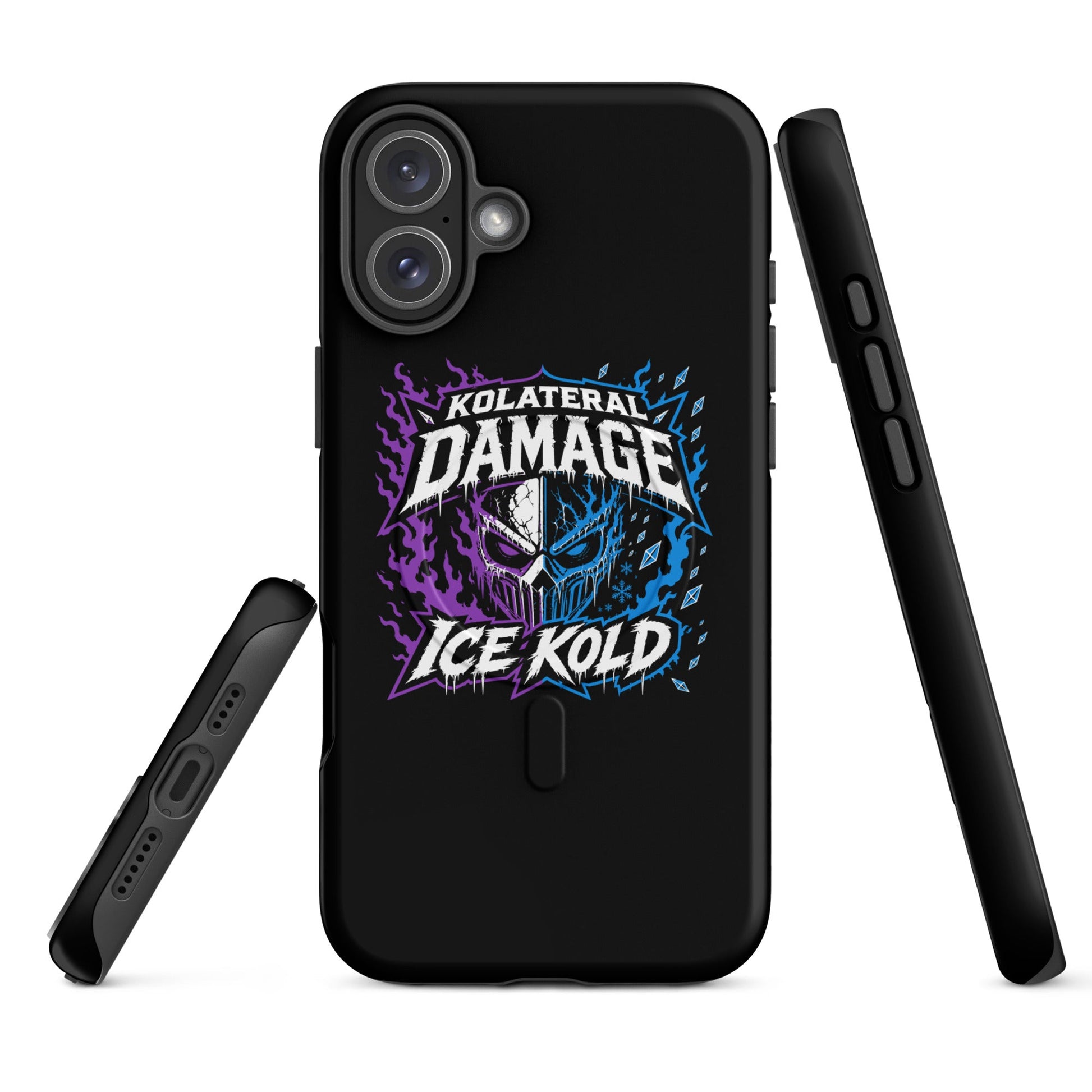 Magsafe Tough Case for iPhone | Kolateral Damage E-Sports | Ice Kold Crest Logo