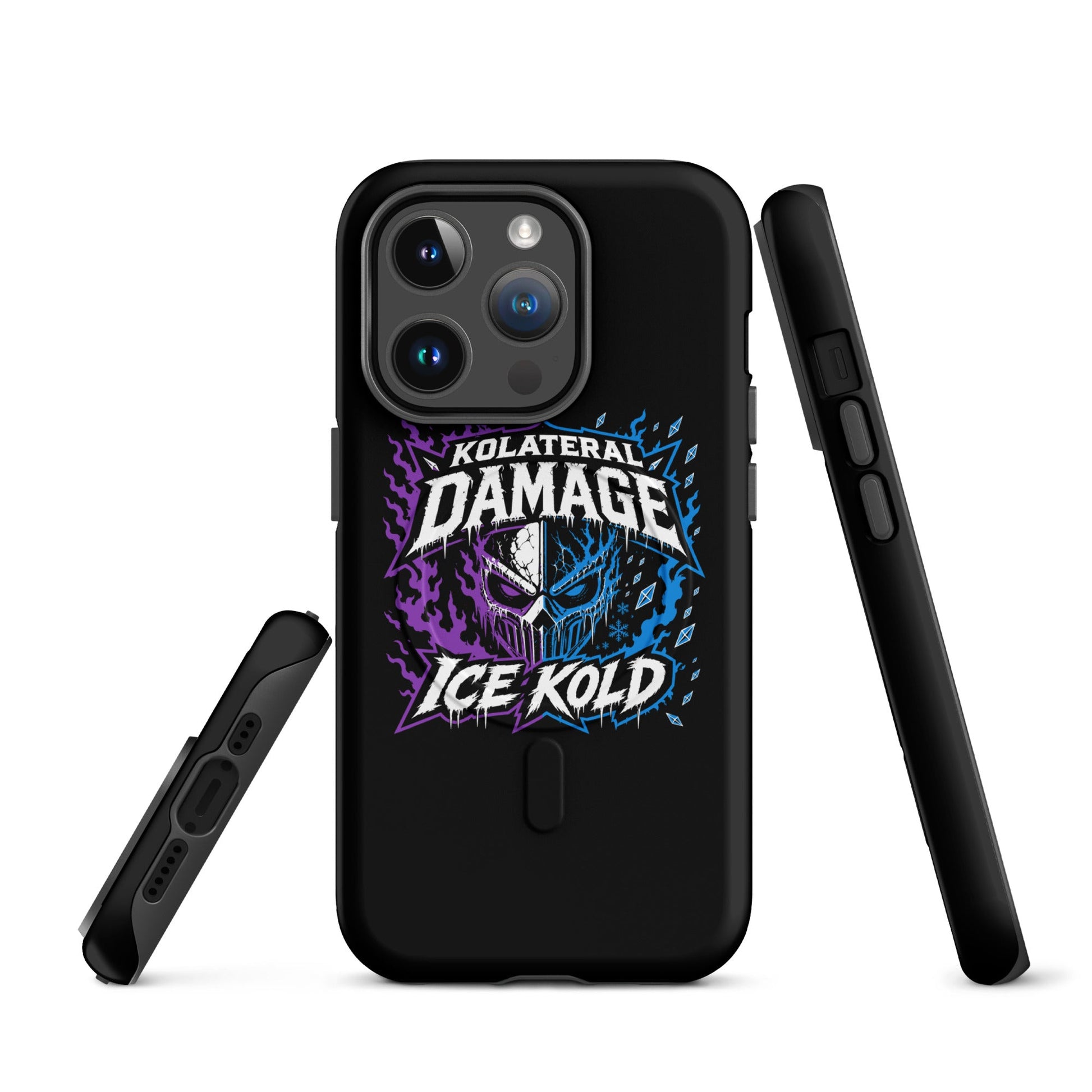Magsafe Tough Case for iPhone | Kolateral Damage E-Sports | Ice Kold Crest Logo