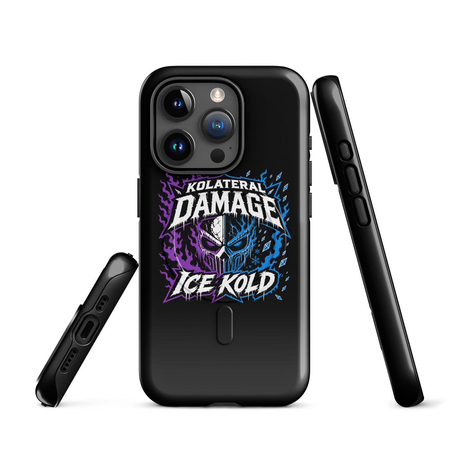 Magsafe Tough Case for iPhone | Kolateral Damage E-Sports | Ice Kold Crest Logo