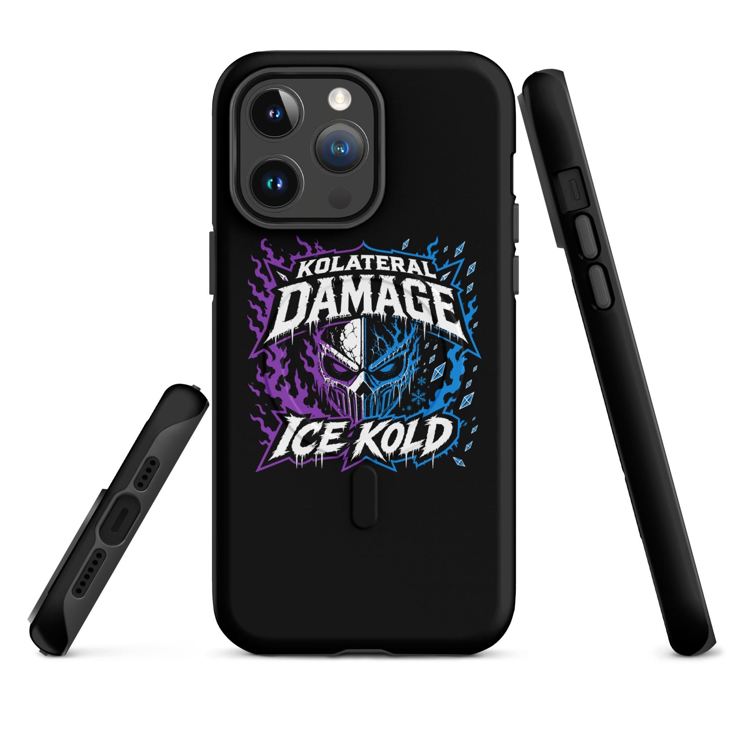 Magsafe Tough Case for iPhone | Kolateral Damage E-Sports | Ice Kold Crest Logo