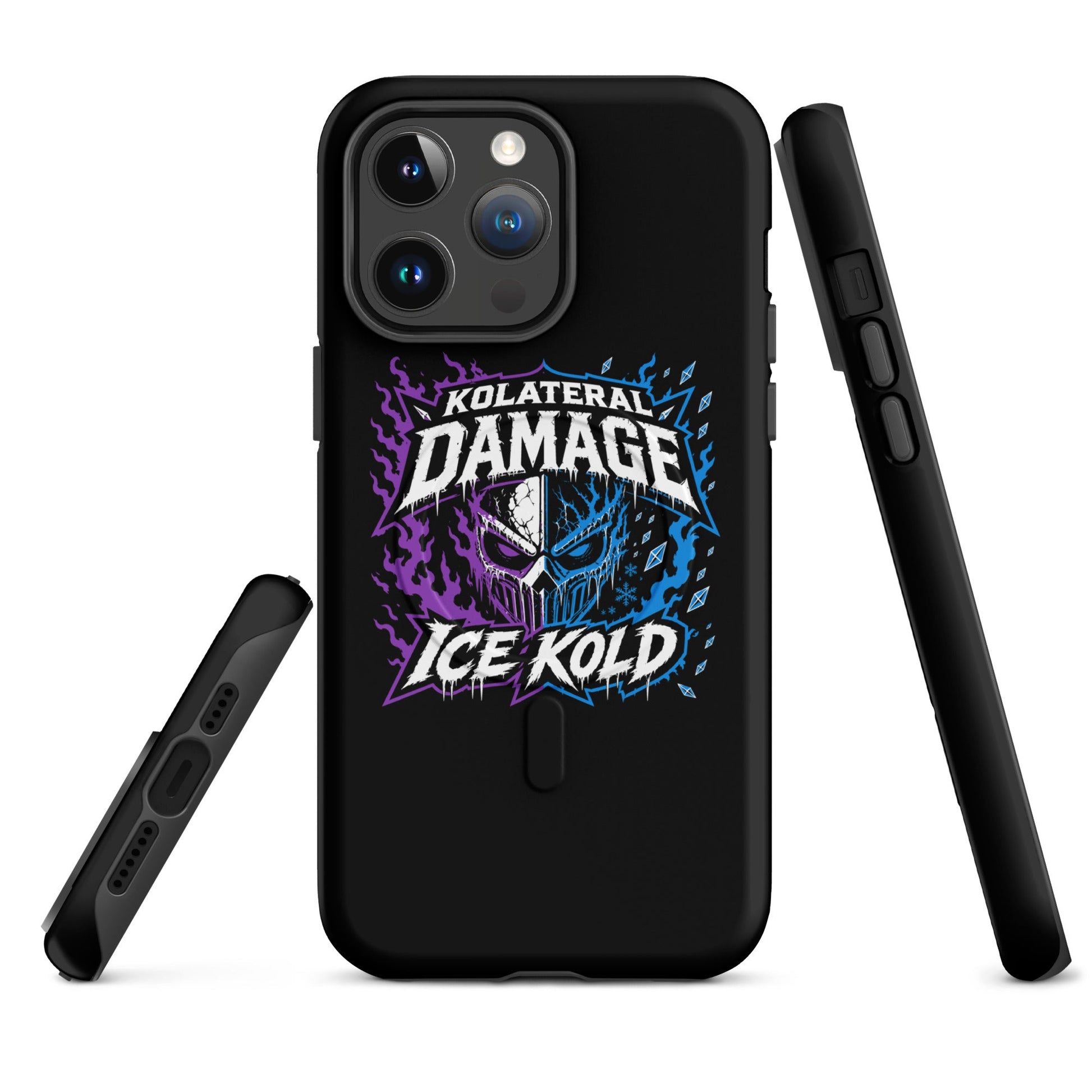 Magsafe Tough Case for iPhone | Kolateral Damage E-Sports | Ice Kold Crest Logo