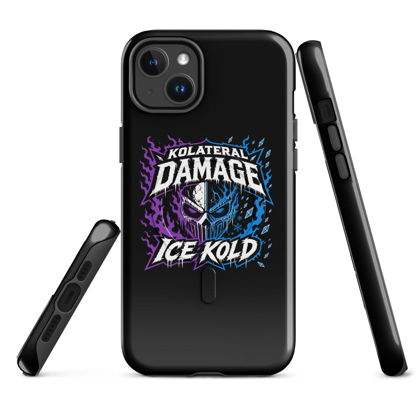 Magsafe Tough Case for iPhone | Kolateral Damage E-Sports | Ice Kold Crest Logo