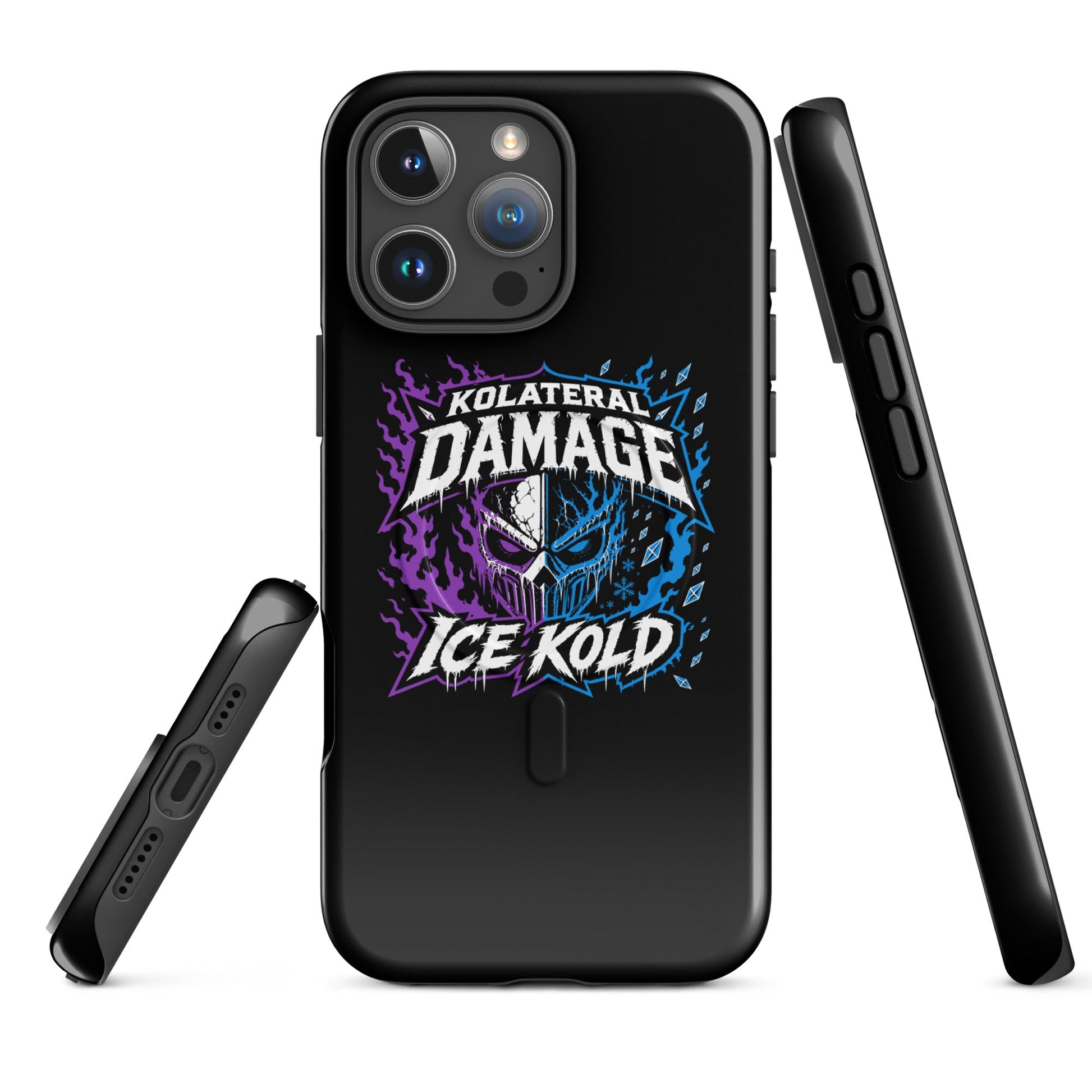 Magsafe Tough Case for iPhone | Kolateral Damage E-Sports | Ice Kold Crest Logo