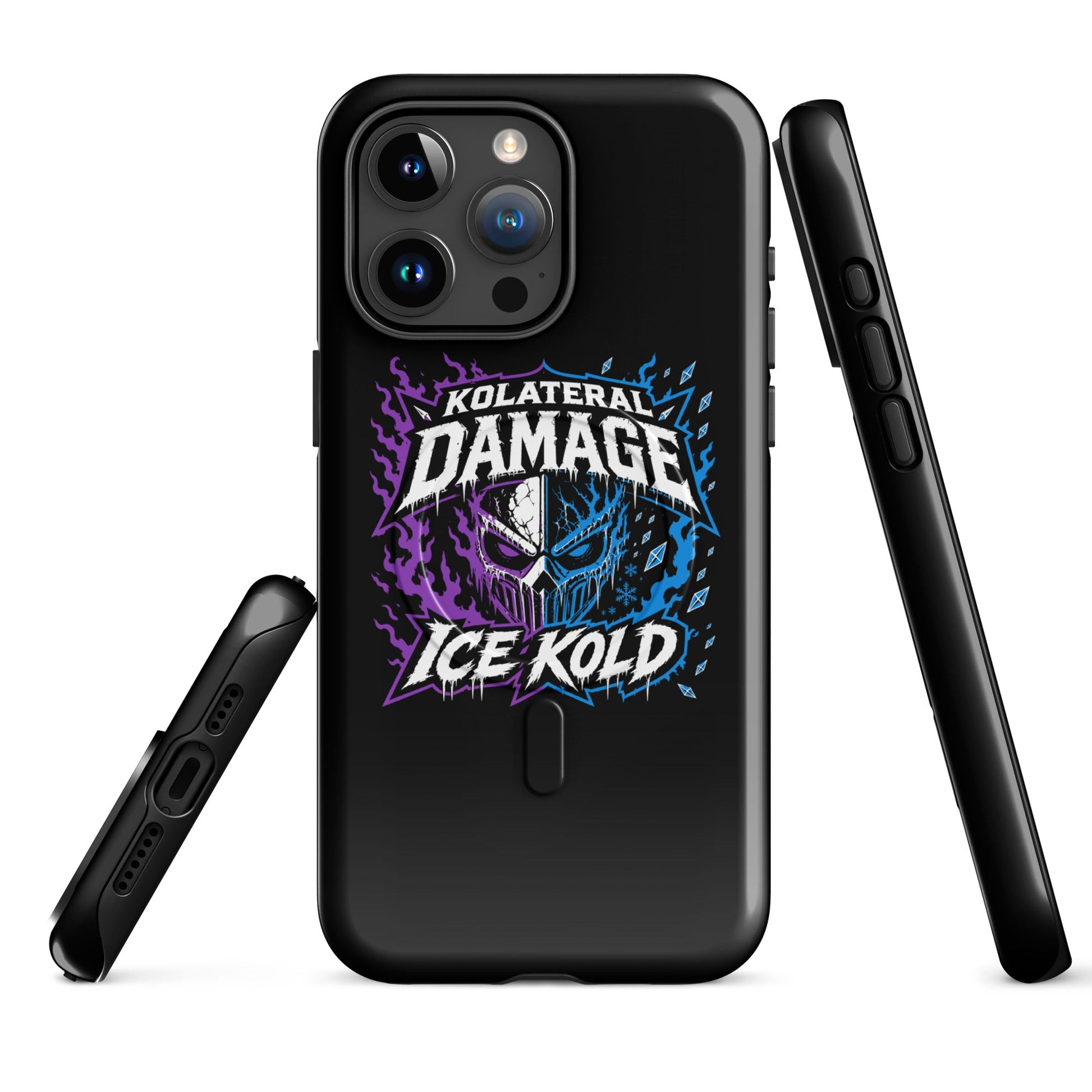 Magsafe Tough Case for iPhone | Kolateral Damage E-Sports | Ice Kold Crest Logo