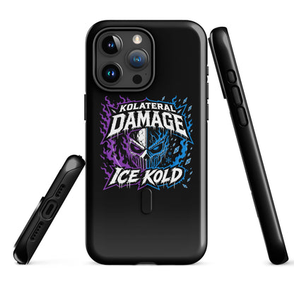 Magsafe Tough Case for iPhone | Kolateral Damage E-Sports | Ice Kold Crest Logo