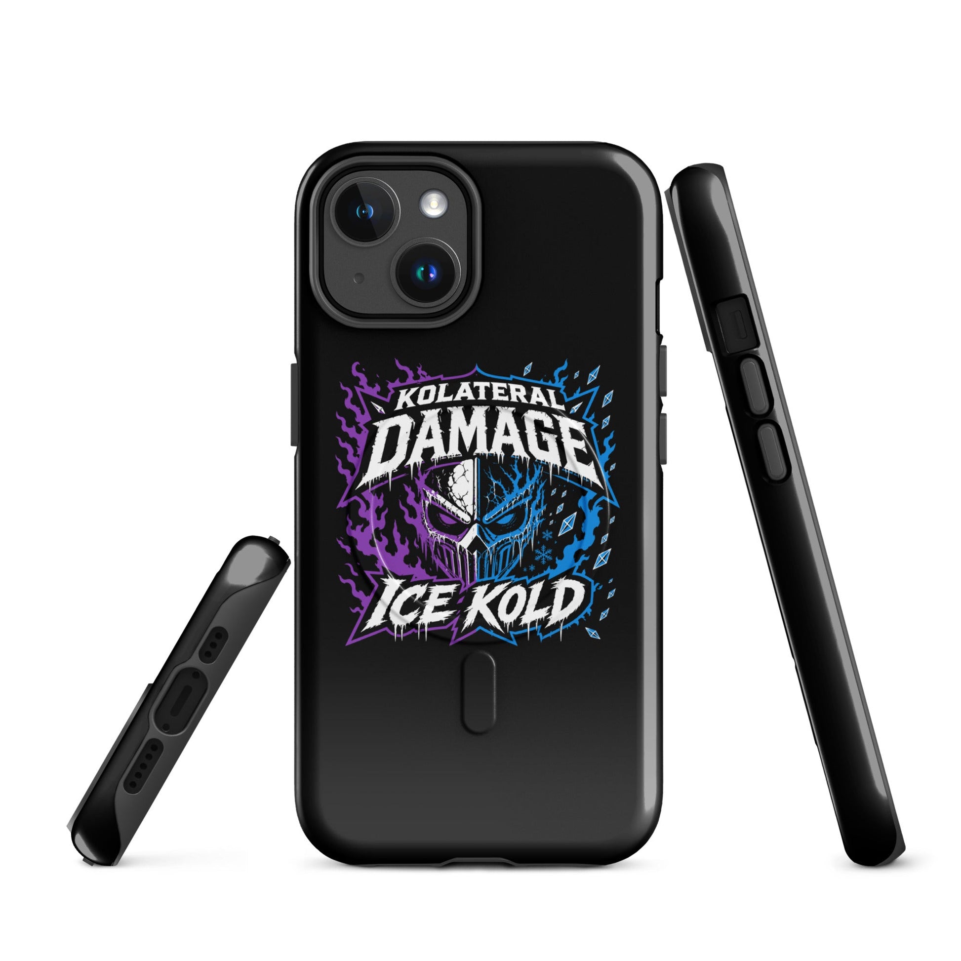 Magsafe Tough Case for iPhone | Kolateral Damage E-Sports | Ice Kold Crest Logo