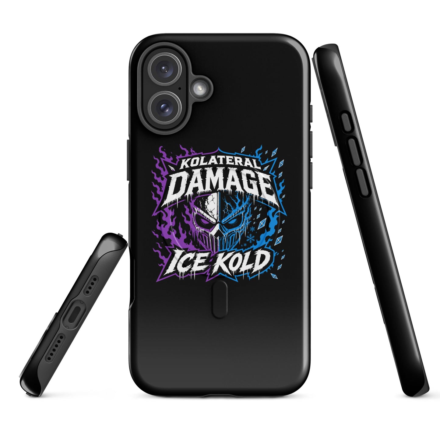Magsafe Tough Case for iPhone | Kolateral Damage E-Sports | Ice Kold Crest Logo