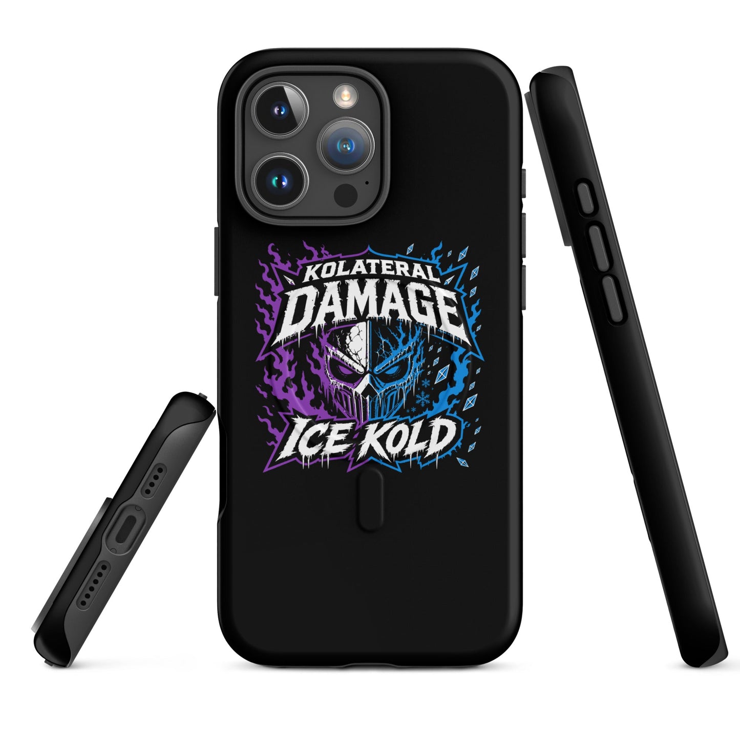 Magsafe Tough Case for iPhone | Kolateral Damage E-Sports | Ice Kold Crest Logo