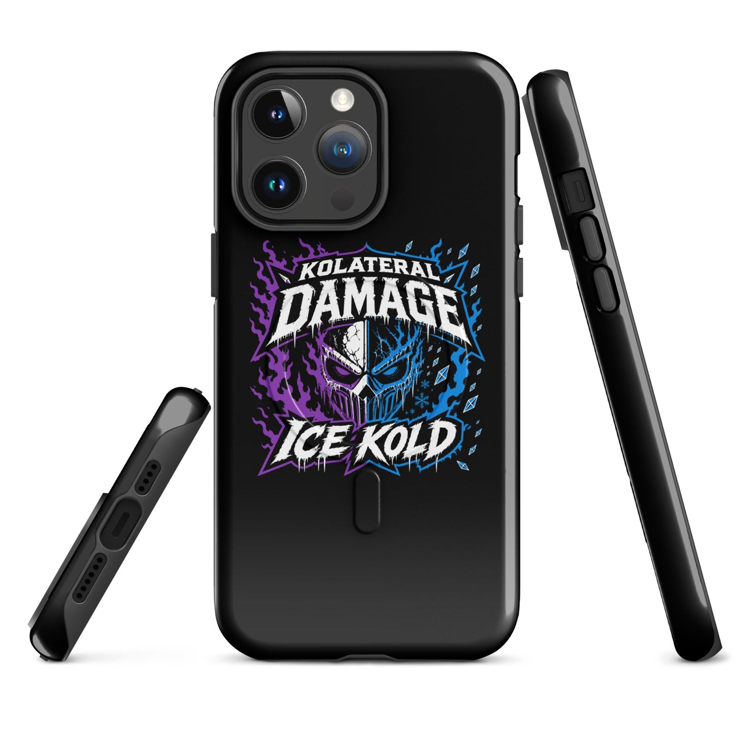 Magsafe Tough Case for iPhone | Kolateral Damage E-Sports | Ice Kold Crest Logo