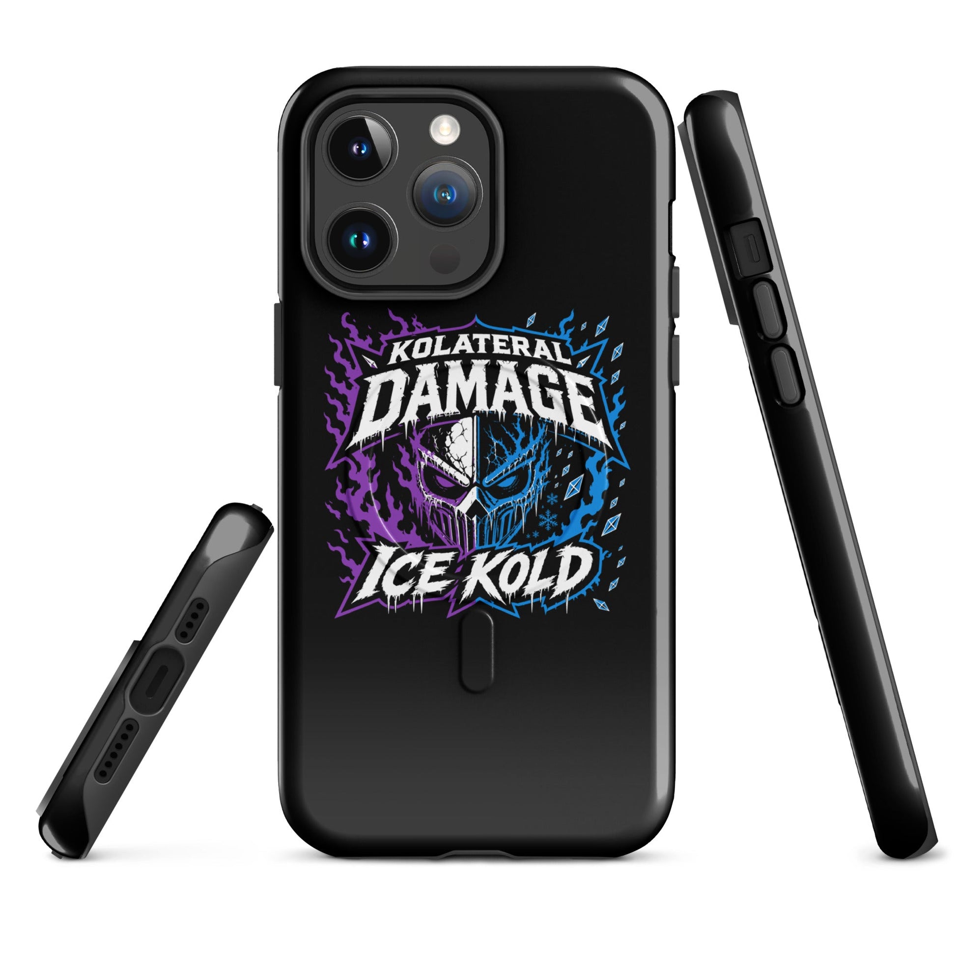 Magsafe Tough Case for iPhone | Kolateral Damage E-Sports | Ice Kold Crest Logo