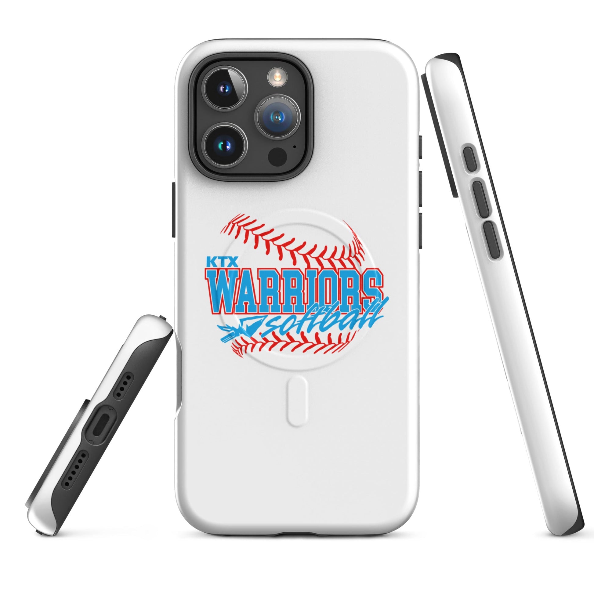 Magsafe Tough Case for iPhone | KTX Warriors | Softball Logo
