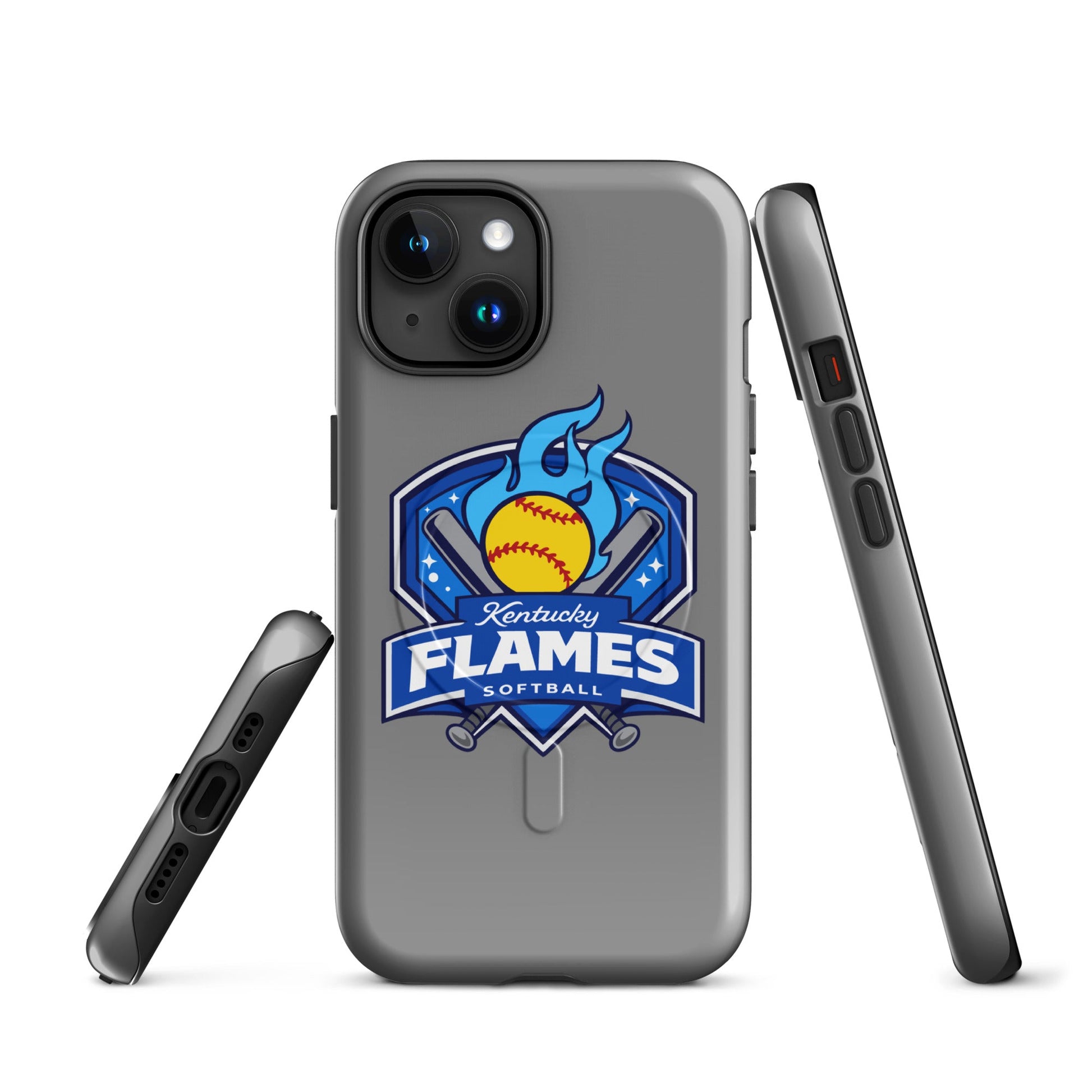 Magsafe Tough Case for iPhone | KY Flames | Shield Logo