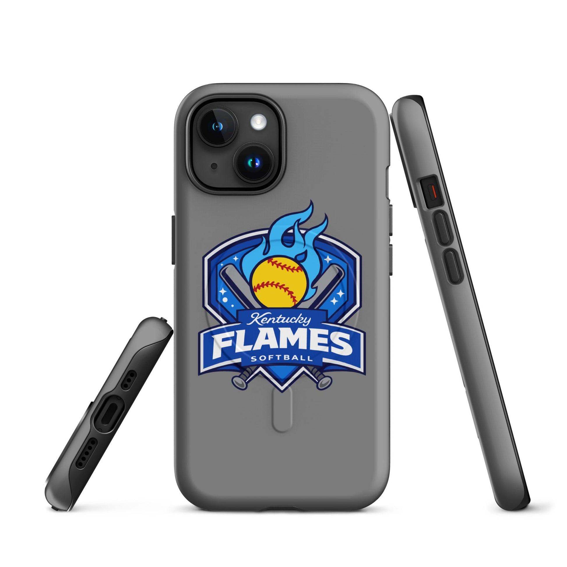 Magsafe Tough Case for iPhone | KY Flames | Shield Logo