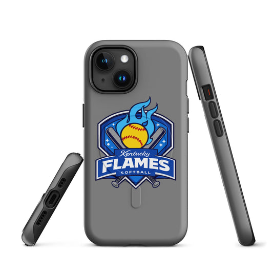 Magsafe Tough Case for iPhone | KY Flames | Shield Logo
