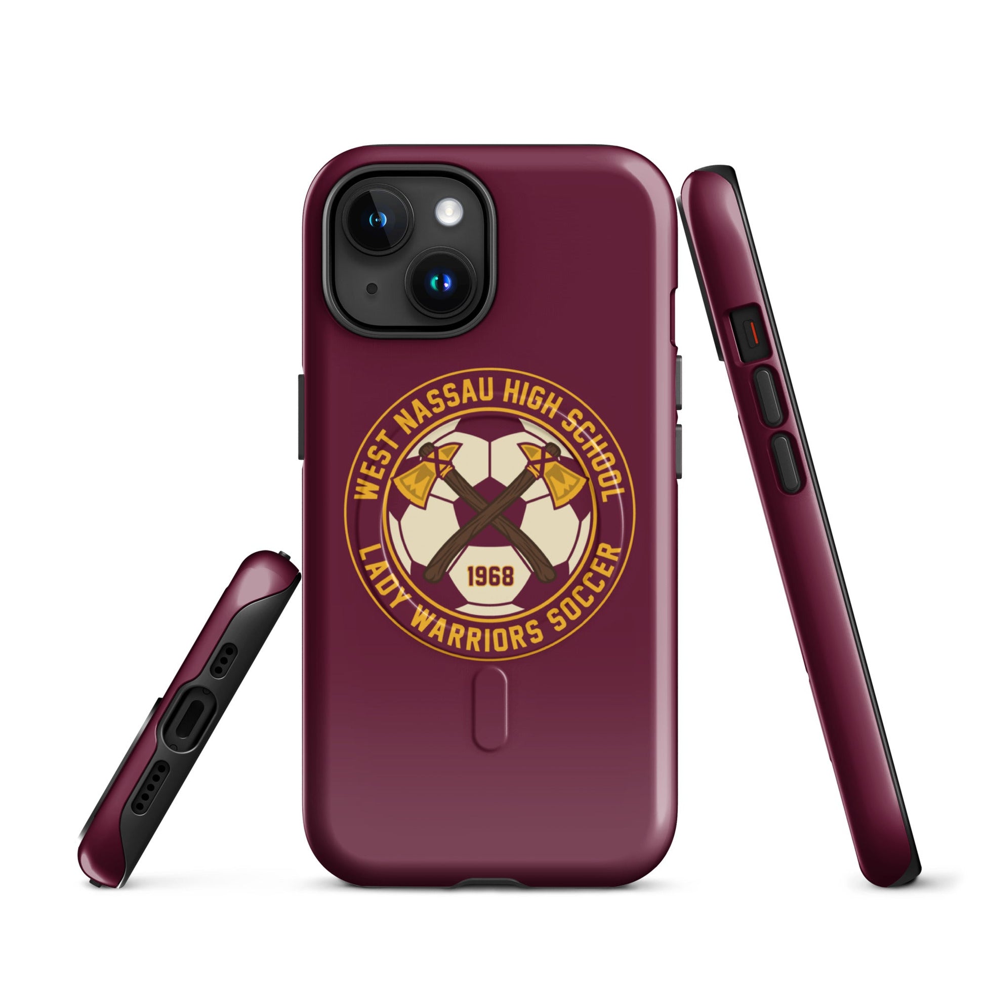 Magsafe Tough Case for iPhone | Lady Warrior Soccer Booster Club | Lady Warriors Logo