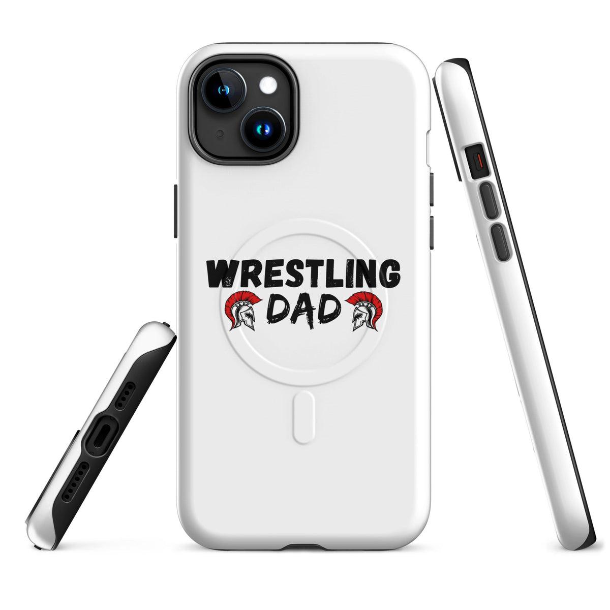 Magsafe Tough Case for iPhone | Lafayette Warrior Youth Wrestling | Dad Emblem Logo