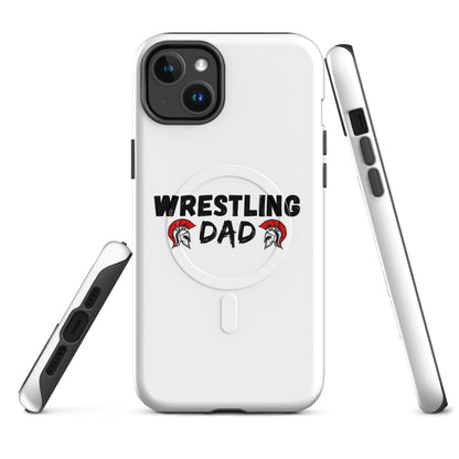 Magsafe Tough Case for iPhone | Lafayette Warrior Youth Wrestling | Dad Emblem Logo