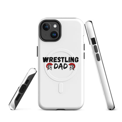 Magsafe Tough Case for iPhone | Lafayette Warrior Youth Wrestling | Dad Emblem Logo