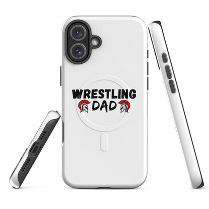 Magsafe Tough Case for iPhone | Lafayette Warrior Youth Wrestling | Dad Emblem Logo