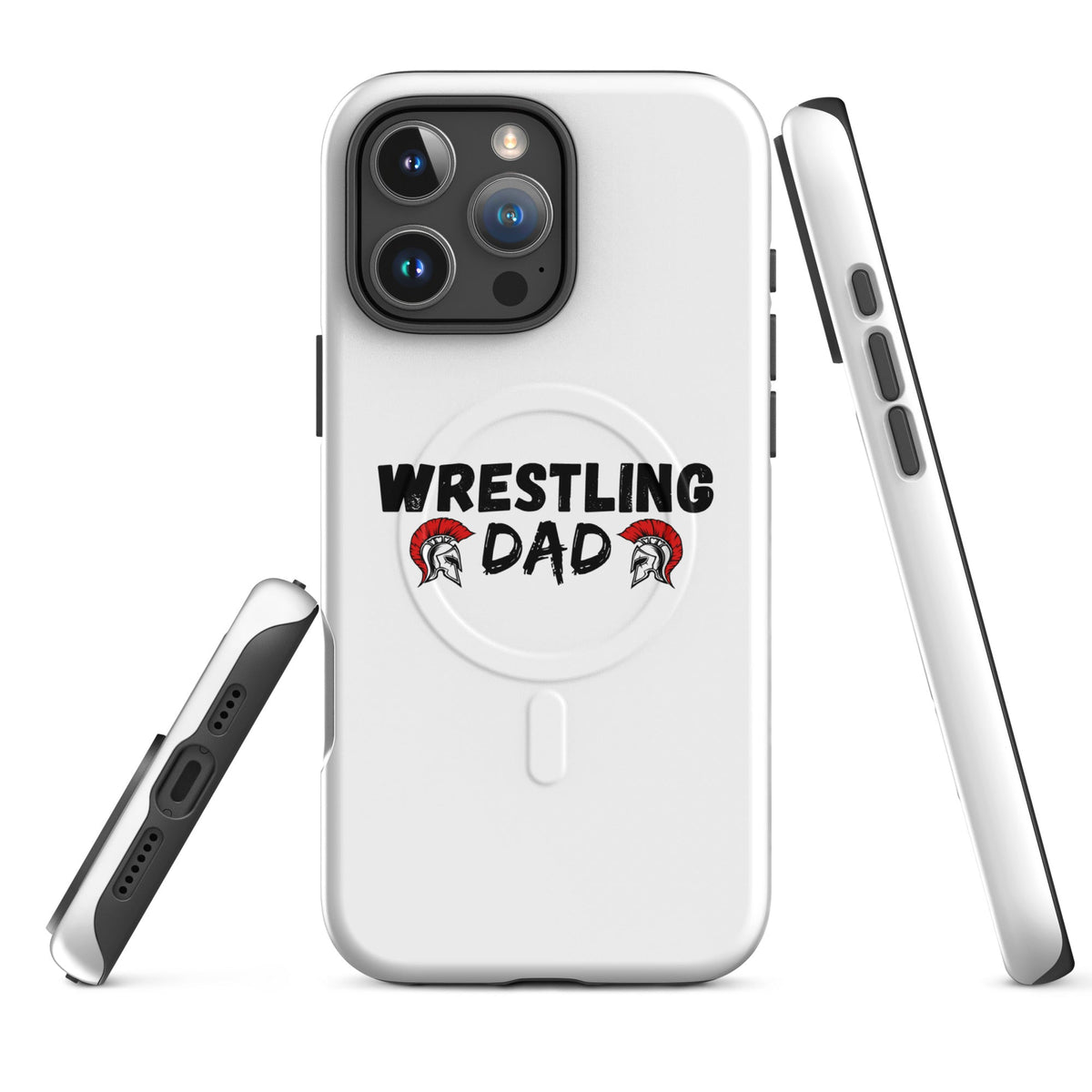 Magsafe Tough Case for iPhone | Lafayette Warrior Youth Wrestling | Dad Emblem Logo