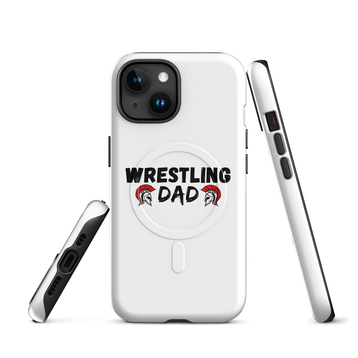 Magsafe Tough Case for iPhone | Lafayette Warrior Youth Wrestling | Dad Emblem Logo