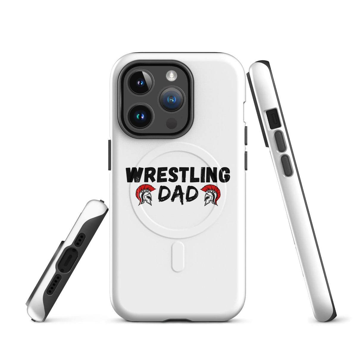 Magsafe Tough Case for iPhone | Lafayette Warrior Youth Wrestling | Dad Emblem Logo