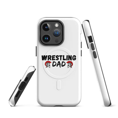 Magsafe Tough Case for iPhone | Lafayette Warrior Youth Wrestling | Dad Emblem Logo