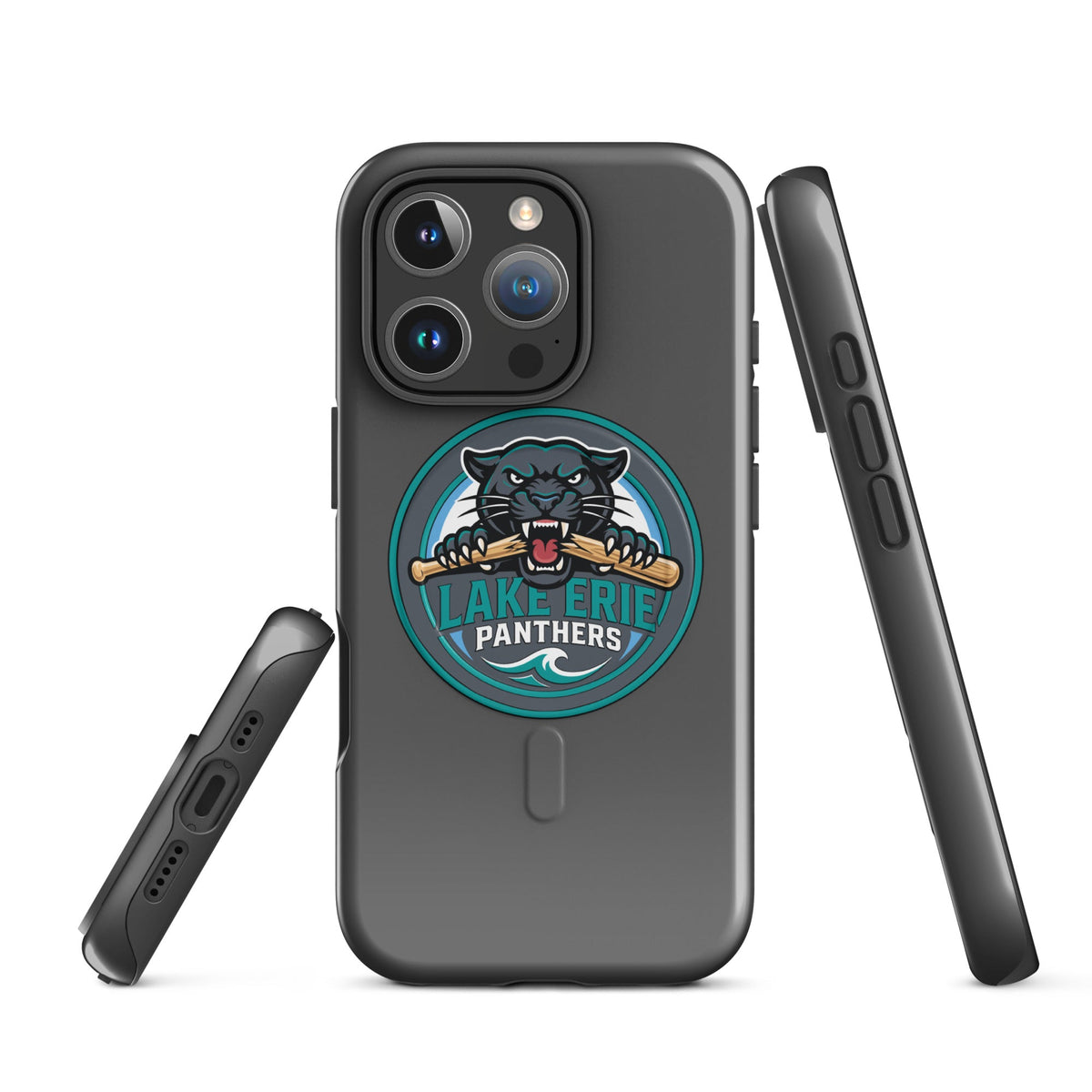Magsafe Tough Case for iPhone | Lake-Erie Panthers | Badge Logo