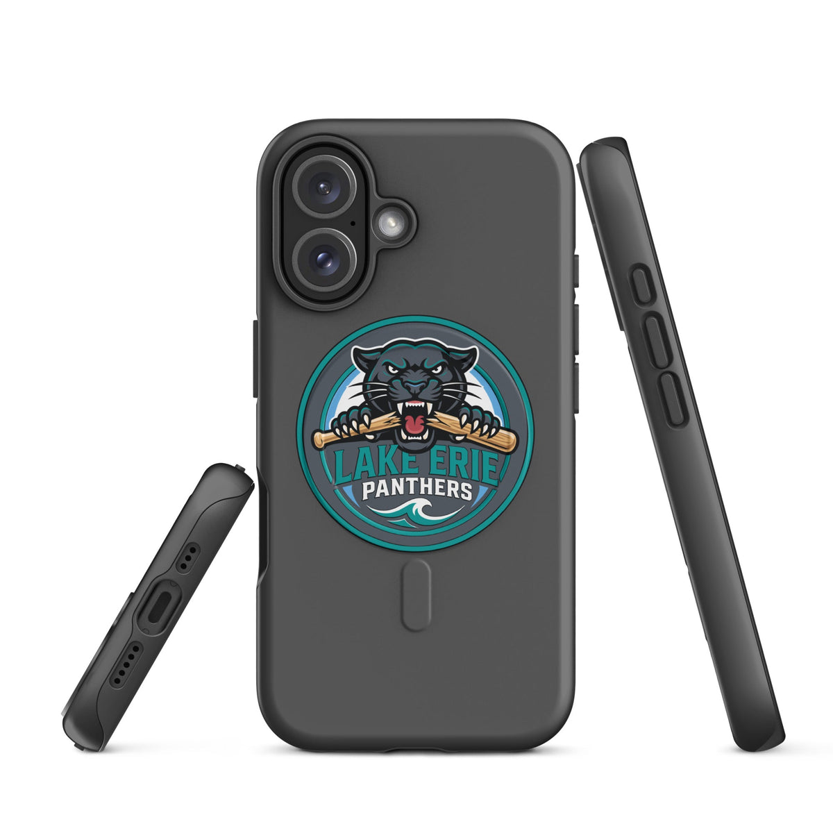 Magsafe Tough Case for iPhone | Lake-Erie Panthers | Badge Logo