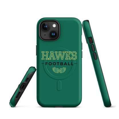 Magsafe Tough Case for iPhone | Lake Minneola Hawks Football | Mark Logo