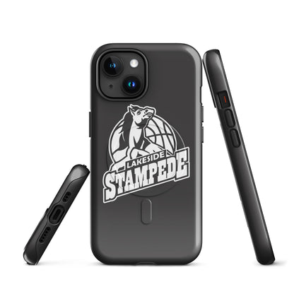 Magsafe Tough Case for iPhone | Lakeside Stampede | Basketball Mascot Logo