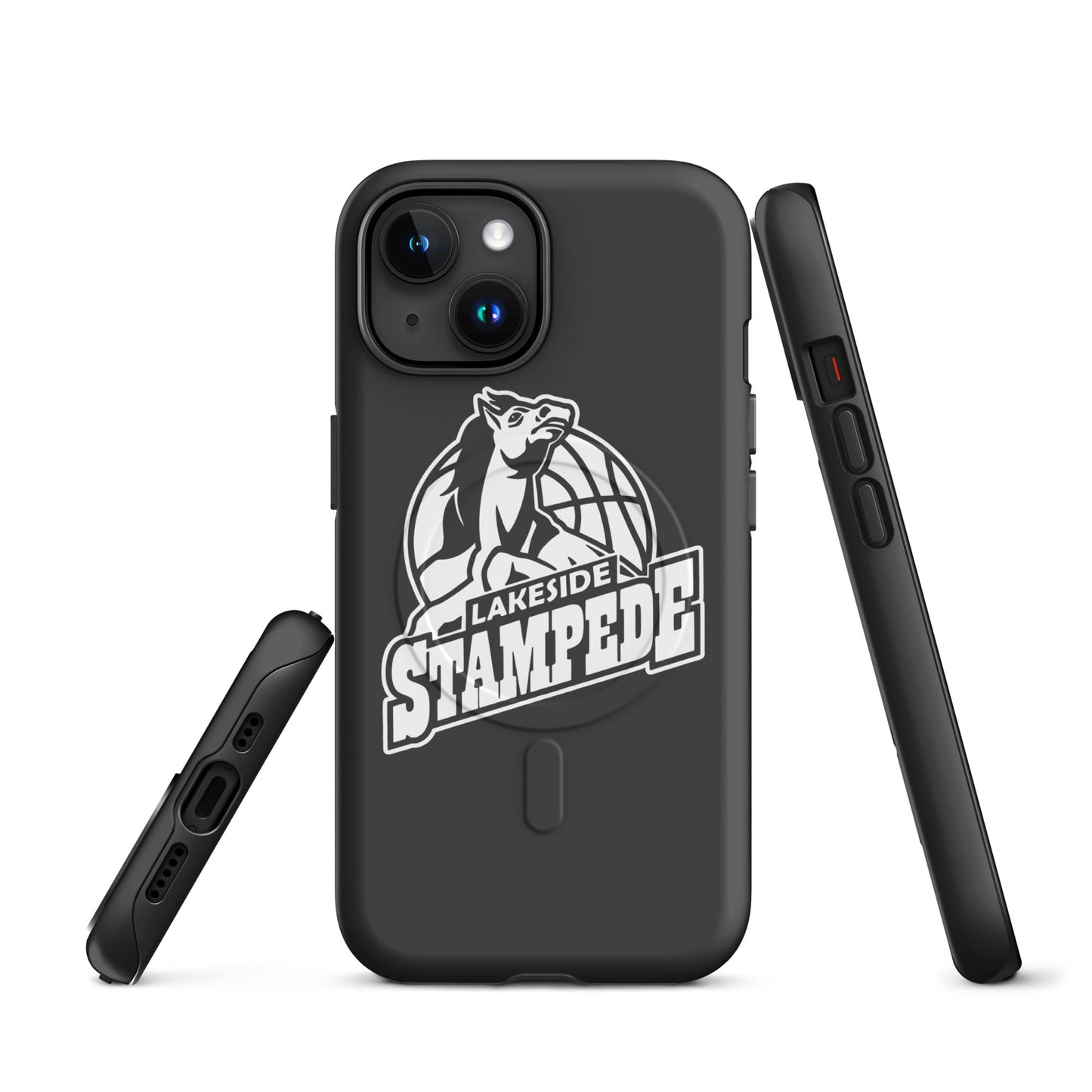 Magsafe Tough Case for iPhone | Lakeside Stampede | Basketball Mascot Logo