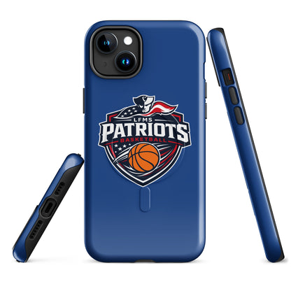 Magsafe Tough Case for iPhone | LFMS Athletics | Patriots Basketball Logo