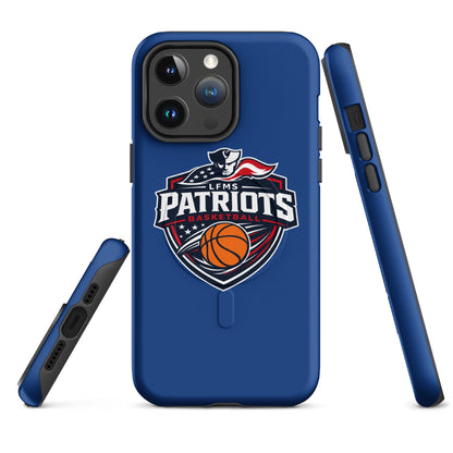 Magsafe Tough Case for iPhone | LFMS Athletics | Patriots Basketball Logo