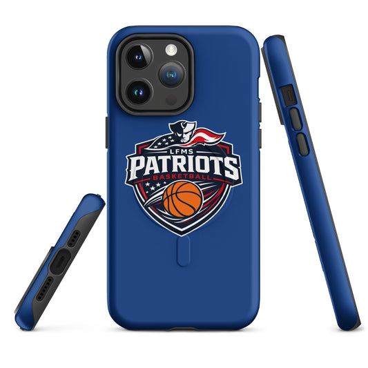 Magsafe Tough Case for iPhone | LFMS Athletics | Patriots Basketball Logo