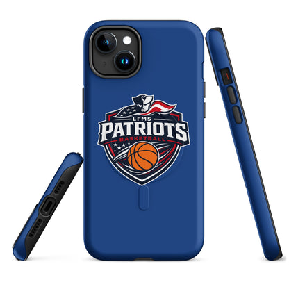 Magsafe Tough Case for iPhone | LFMS Athletics | Patriots Basketball Logo