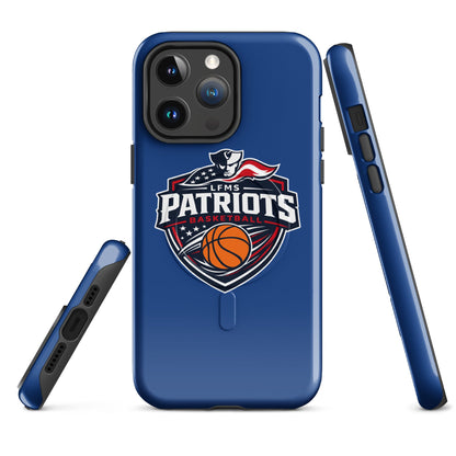 Magsafe Tough Case for iPhone | LFMS Athletics | Patriots Basketball Logo