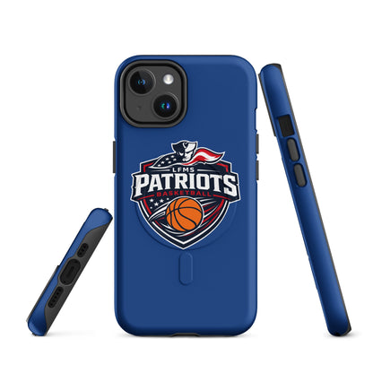Magsafe Tough Case for iPhone | LFMS Athletics | Patriots Basketball Logo
